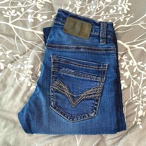 Mens Buckle Jeans - Alec style straight leg - 28x32